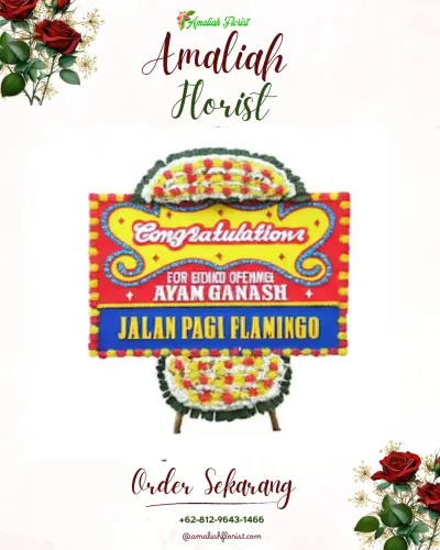 Bunga Papan Congratulation di Manisrejo